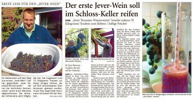 Artikel: Jeversches Wochenblatt - Friesisches-Tageblatt 13.10.2010