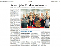 Artikel: Nordwest-Zeitung am 04.02.2019