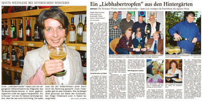 Artikel: Jeversches Wochenblatt - Friesisches-Tageblatt 05.10.2013